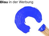 Blau im Marketing
