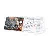 Bildkalender MagicPix Table Quer Bestseller (personalisiert) Hellgrau-rot | ohne Werbeanbringung