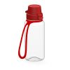 Trinkflasche "School", 400 ml, inkl. Strap transparent | ohne Werbeanbringung | Nicht verfügbar | Nicht verfügbar