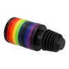 Weinstopper "Rainbow" schwarz