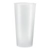 Trinkbecher "Mehrweg" 0,5 l transparent milchig | ohne Werbeanbringung | Nicht verfügbar | Nicht verfügbar