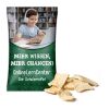 Apfelchips weiß | ohne Werbeanbringung | Standard-Folie