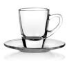 Kenia Espresso Glas-Untertasse 1-farbiger Direktdruck