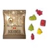 Fruchtgummi Weihnachtsedition weiß | ohne Werbeanbringung | Standard-Folie