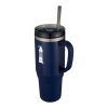 Melbourne 1200 ml RCS-zertifizierter Isolierbecher mit Strohhalm Standard | navy | ohne Werbeanbringung | Nicht verfügbar | Nicht verfügbar