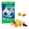 Fruchtgummi STANDARD 15 g im konventionellen Tütchen transparent | ohne Werbeanbringung | Smilegummi (gelb)