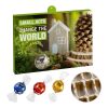 Premium Präsent-Adventskalender "Eco" mit Lindt Lindor Kugel Mix Digital- oder Offsetdruck