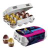 12er Ostereier-Karton mit Ferrero Rocher Eiern Digitaldruck