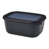 Cirqula 1500 ml rechteckige Mehrzweck-Schale schwarz