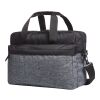 HALFAR® Umhängetasche ELEGANCE schwarz-grau | ohne Werbeanbringung
