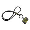 Tubyard Lanyard mit Telefonhalterung und elastischem Band schwarz | ohne Werbeanbringung | Nicht verfügbar | Nicht verfügbar