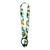 Lior Sublimation Lanyard mit Silikonband weiß