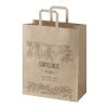 Kraft 80–90 g/m² Papiertasche mit flachen Griffen – 32 × 17 × 39 cm Kraftpapier | ohne Werbeanbringung | Nicht verfügbar | Nicht verfügbar