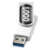 Rotate USB-Stick 3.0 mit Doming weiß | 16 GB | ohne Werbeanbringung | Nicht verfügbar | Nicht verfügbar