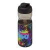 H2O Base® 650 ml Sportflasche mit Klappdeckel kohle | ohne Werbeanbringung | Nicht verfügbar | Nicht verfügbar