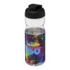 H2O Active® Base Tritan™ 650 ml Sportflasche mit Klappdeckel transparent-schwarz | ohne Werbeanbringung | Nicht verfügbar | Nicht verfügbar