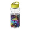 H2O Active® Base Tritan™ 650 ml Sportflasche mit Ausgussdeckel transparent-limone | ohne Werbeanbringung | Nicht verfügbar | Nicht verfügbar