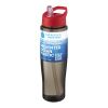 H2O Active® Eco Tempo 700 ml Sportflasche mit Ausgussdeckel rot-kohle | ohne Werbeanbringung | Nicht verfügbar | Nicht verfügbar