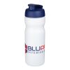 Baseline® Plus 650 ml Sportflasche mit Klappdeckel transparent-blau | ohne Werbeanbringung | Nicht verfügbar | Nicht verfügbar