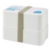 MIYO POP 700 + 700 ml doppelschichtige Lunchbox weiß | ohne Werbeanbringung | Nicht verfügbar | Nicht verfügbar