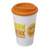 Americano® 350 ml Isolierbecher orange-weiss | ohne Werbeanbringung | Nicht verfügbar | Nicht verfügbar