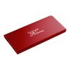 SCX.design P15 5000 mAh Powerbank mit Leuchtlogo Mid red
