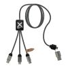 SCX.design C33 60W Typ C Ladekabel mit doppeltem Leuchtlogo Standard | heather schwarz | ohne Werbeanbringung | Nicht verfügbar | Nicht verfügbar
