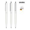 senator Point Polished Druckkugelschreiber weiß | ohne Werbeanbringung | ohne Werbeanbringung | Nicht verfügbar