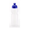 Bulb Flasche B1 330 ml Transparent | ohne Werbeanbringung | 1-farbiger Siebdruck | Hellgrau