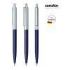 senator Point Metal Druckkugelschreiber Marineblau | ohne Werbeanbringung | ohne Werbeanbringung | Nicht verfügbar