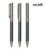 roubill Carbon Line Black Drehkugelschreiber silber | ohne Werbeanbringung | Nicht verfügbar | Nicht verfügbar