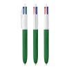 BIC® 4 Colours Wood Style Weiß-grün