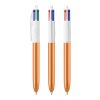 BIC® 4 Colours Shine Kugelschreiber Weiß-roségold | Nicht verfügbar