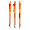 BIC® Intensity® Gel Clic Orange | blaue Tinte | 1-farbiger Siebdruck | Schaft-Gegenüber vom Clip | 16.00 mm x 40.00 mm