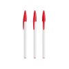 BIC® Style Kugelschreiber Weiß-rot | schwarze Tinte | ohne Werbeanbringung | Nicht verfügbar | Nicht verfügbar