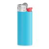 BIC® J25 Standard Feuerzeug Hellblau-Weiß-Rot-hellgrau | 1-farbiger Siebdruck | Körper-Rückseite (Drücker auf der linken Seite) | 16.00 mm x 40.00 mm
