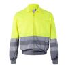 VL NEPTUNE LARGE. Zweifarbige Twill-Jacke (210g/m²) aus Polyester (80%) und Baumwolle (20%) Grau | ohne Werbeanbringung | Nicht verfügbar | Nicht verfügbar | Nicht verfügbar