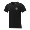 Somoto T-Shirt mit V-Ausschnitt für Herren schwarz | XL