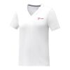 Somoto T-Shirt mit V-Ausschnitt für Damen Weiß | S