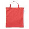 Fairtrade-Baumwolltasche kurze Henkel rot | ohne Werbeanbringung | ohne Werbeanbringung