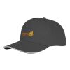 Ceto Cap mit 5 Segmenten und Sandwichschirm storm grey