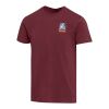 Balfour Kurzärmeliges T-Shirt aus 200 g/m² Bio Baumwolle (OCS), unisex Tiefes Burgunderrot | 4XS
