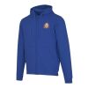 Jasper Kapuzenpullover aus recycelter 280 g/m², Bio Baumwolle (OCS) unisex transparent blau | XXS