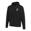 Jasper Kapuzenpullover aus recycelter 280 g/m², Bio Baumwolle (OCS) unisex Schwarz | 3XS