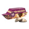 3D Präsent Schiff Weihnachten ohne Werbeanbringung | 4 WEISS Lebkuchen Mini