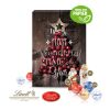 Adventskalender mit Lindt Mix und Gutschein-Option bunt | ohne Werbeanbringung