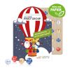 Adventskalender "individuelle Kalenderform" mit Lindt Schokolade, Inlay aus Papier bunt | ohne Werbeanbringung