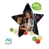 Adventskalender "Stern" mit Fairtrade® Schokolade bunt | ohne Werbeanbringung