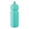 Bulb Flasche B1 500 ml Türkis | 1-farbiger Siebdruck | Ziehverschluss | Marineblau