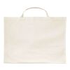 Baumwolltasche Big 70x50 cm kurze Henkel beige | ohne Werbeanbringung | ohne Werbeanbringung